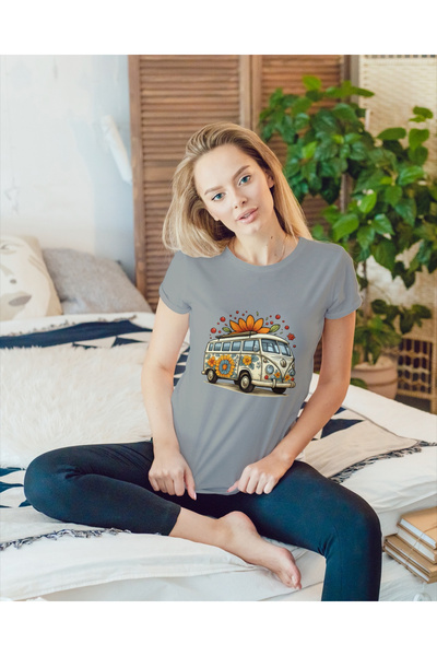 MVRDAR Unisex 100% cotton T-shirt, Flower Power collection