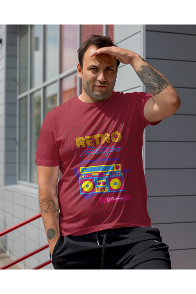 MVRDAR Premium 100% cotton Retro Vibes personalized t-shirt