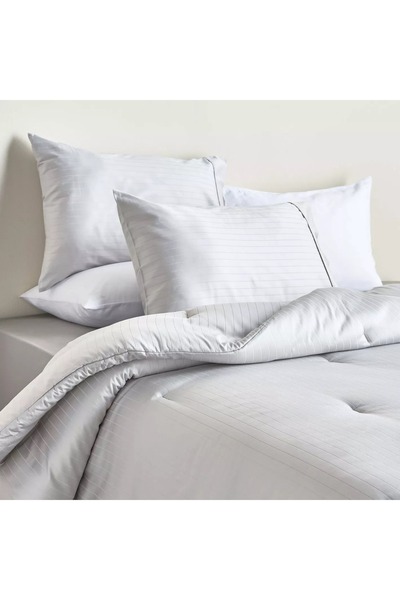 Generic Hampton Cotton Sateen Jacquard 220 Thread Count 3-Piece Queen Comforter Set - 200x240 cm