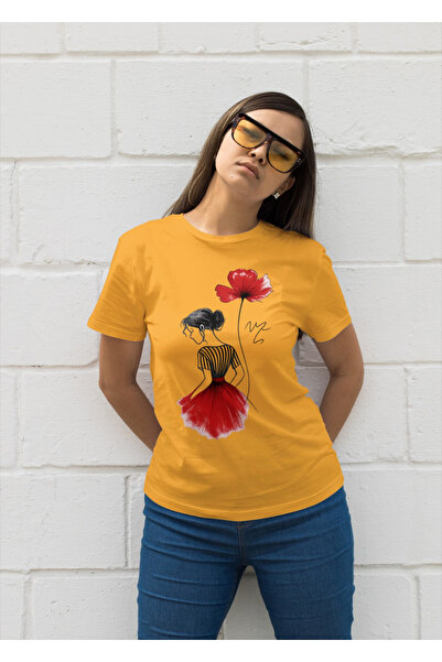 MVRDAR Tricou unisex 100% bumbac Flower Power pentru femei si fete