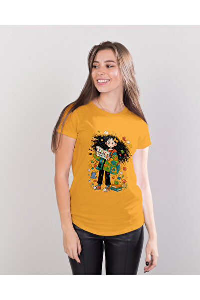 MVRDAR Tricou unisex 100% bumbac Flower Power pentru femei si fete