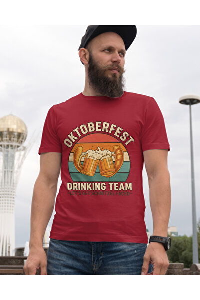 MVRDAR Tricouri unisex 100% bumbac cu motive Oktoberfest, bere, festivaluri, ...