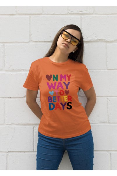 MVRDAR Tricou unisex 100% bumbac Flower Power pentru femei si fete
