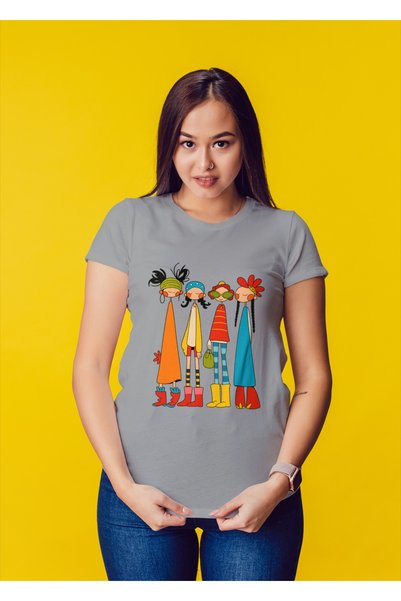 MVRDAR Tricou unisex din bumbac 100% colectia Flower Power