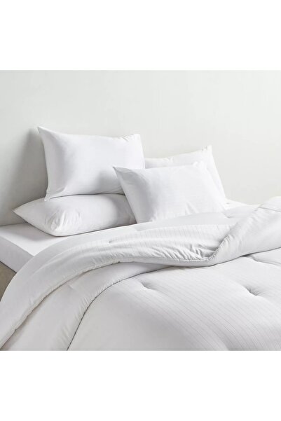 Generic Hampton Cotton Sateen Jacquard 220 Thread Count 3-Piece Queen Comforter Set - 200x240 cm