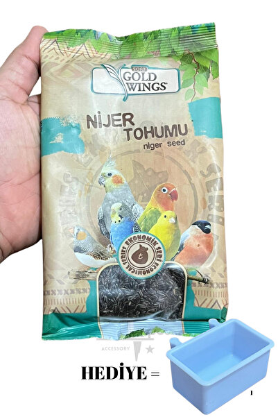 Paks Pet Gold Wings Kuşlar için Nijer Tohumu 250 gr - Kanarya,İspinoz ve Ötüc...