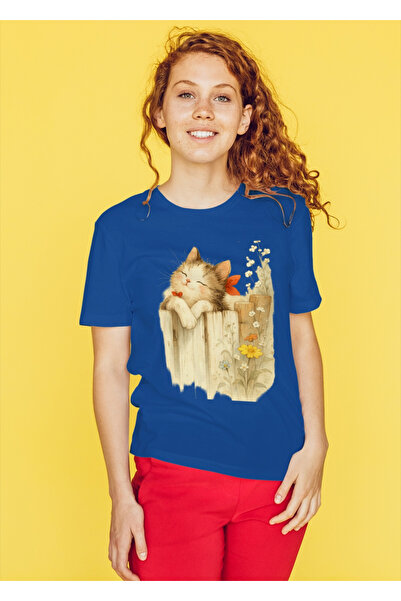MVRDAR Tricou unisex 100% bumbac Flower Power pentru femei si fete