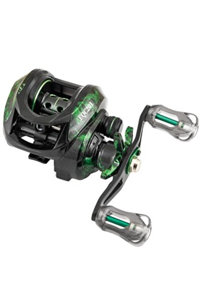 Yumoshi Mulinetă baitcasting EQC201, 4R, raport de recuperare 6.3:1, mâner stâng, pentru dreptaci