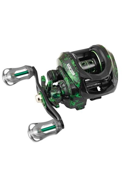 Baracuda Mulinetă baitcasting Yumoshi EQC200, 4R, raport de recuperare 6.3:1, mâner drept, pentru stângaci