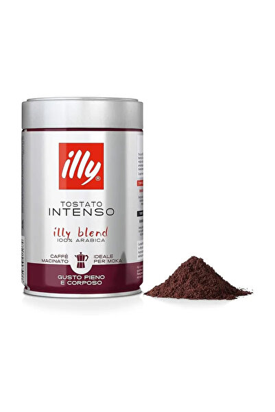 illy Cafea macinata Intenso 100% arabica Moka, 250 gr