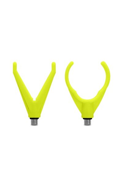 DELPHİN Set suporturi lansetă HoldSET, galben fluo, față/spate, U/V
