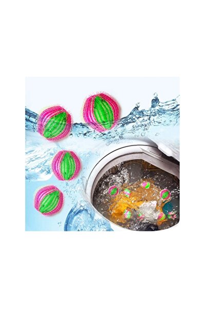 KESNUP Set of 6 lint balls Green Pink