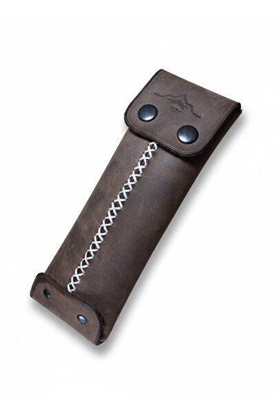 GALANDE Suport pentru stilou multifuncțional și husă pentru ochelari din piele naturală, realizat manual / cadou