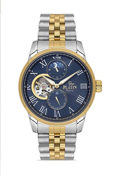 Platin Pierre Hds-Pl-1164Ga-D3 Steel Cord Functions Active Automatic Men's Wr...