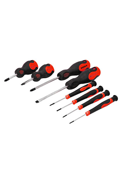 Rodex Surubelnite Cu Varfuri Magnetice, Rodex, Set 8, Otel S2 (Tr008) (8/24)