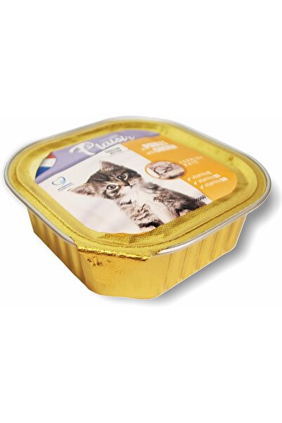 Plaisir Kitten Paté – Chicken with Milk Wet Cat Food – 32 x 100g Alu Trays – Growth & Bone He