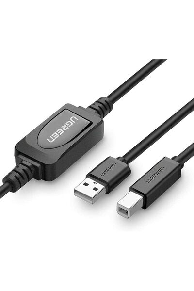 Ugreen USB To USB-B Tarayıcı Yazıcı Kablosu 10 Metre