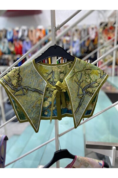 MODAGK Imported Vintage Shawl Collar Scarf - Collar