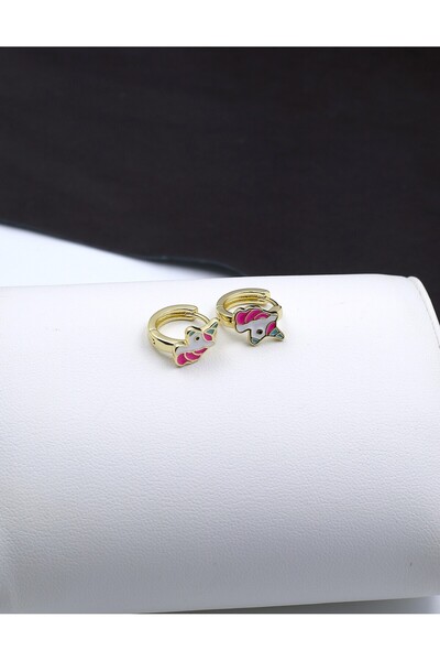 Belle Unicorn Vip Çocuk Küpe