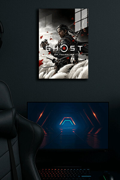 EABASKI "Ghost of Tsushima" cu imprimeu Poster metalic 2, Tablou cadou 30x40 cm