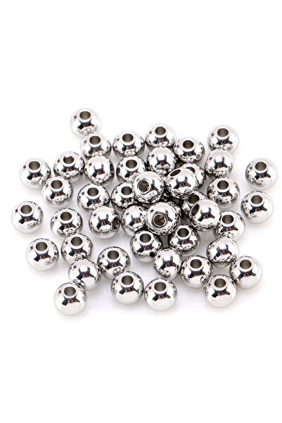 Choice6 4mm 2 Original Gold Color Metal Spacer Beads 304 Stainless Steel Smoo...
