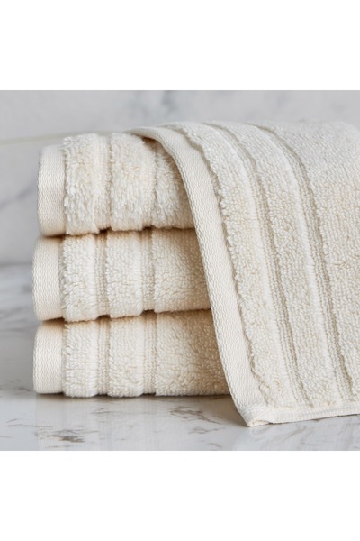 Generic Egyptian 4-Piece 600 GSM Cotton Fingertip Towel Set - 30x30 cm