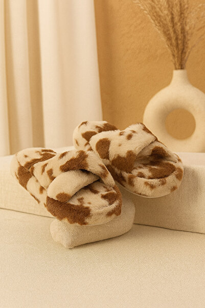 Mare Furry Fluffy Plush House Slippers