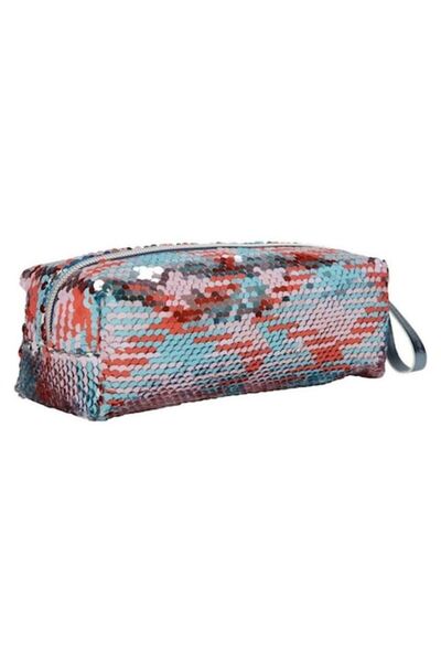 Depesche Penar Top Model Albastru cu paiete colorate 8 x 8 x 21 cm