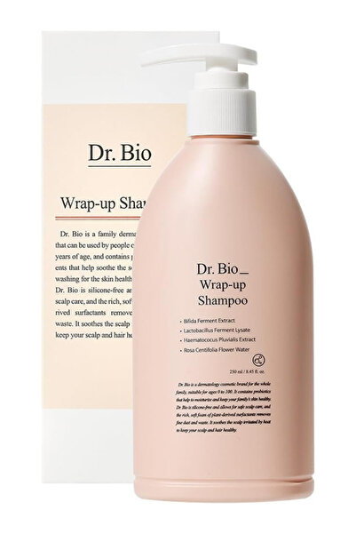 DR BİO K-Beauty Wrap-Up Shampoo 250ml – Soothing CICA & Probiotics for Sensit...