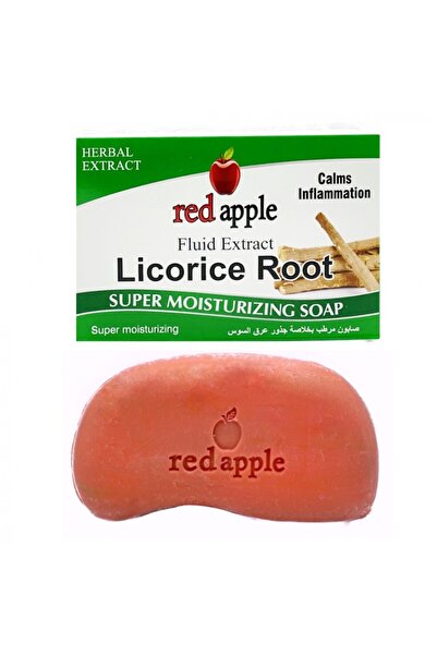 Red Apple صابونة لترطيب البشرة بخلاصة عرق السوس من ريد ابل