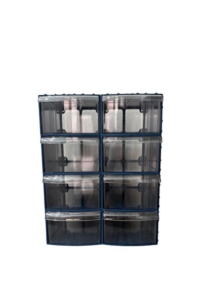 GOF TİCARET Plastik Çekmeceli Kutu 8 ÇEKMECELİ 760-M