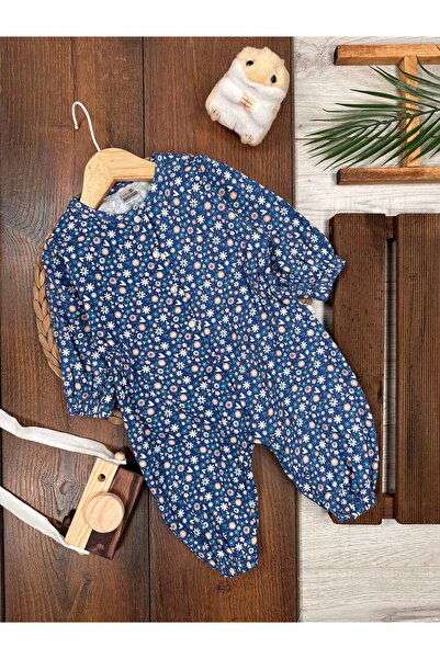 Kids Kingdom Cotton Floral Pattern Long Sleeve Baby Girl Romper
