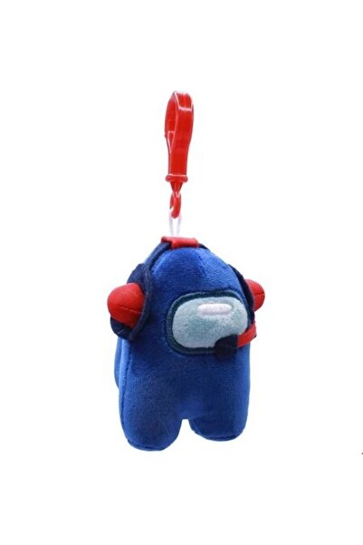 AMONG US Jucarie de plus cu breloc, Among Us, Albastru, 11cm