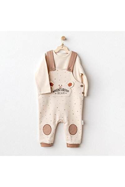 Momercy Adventurous Bear Baby Romper Salopet