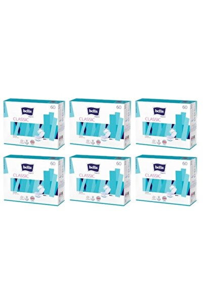 Bella Set 6 x absorbante zilnice clasice pentru chiloți, 60 buc.