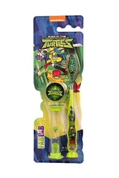 NİCKELODEON فرشاة أسنان ناعمة - ساعة رملية من النينجا