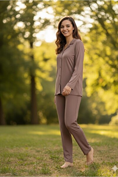 MORRO Women's Button down Long Sleeve Pajama Set – Comfortable and Stylish Loungewear