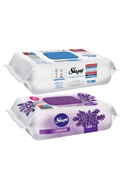 Sleepy Set Igienă 2 x Somnolent, 1 x Șervețele Umede Lavandă 120 buc, 1 x Șer...
