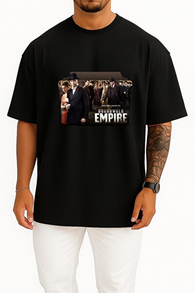 Bahriyeli Collection oversized Μπλουζάκι Unisex με σχέδιο στήθους της επαρχίας του Μπορντουάκ