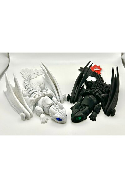 RdgTech Ejderhanı Nasıl Eğitirsin - Dişsiz Oyuncağı (Gecenin Öfkesi) 2'li Set