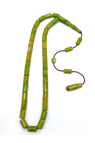 Sıkma Kehribar Gift Special Color Cut Model Amber Prayer Beads - 6.5X10Mm - Daily Use