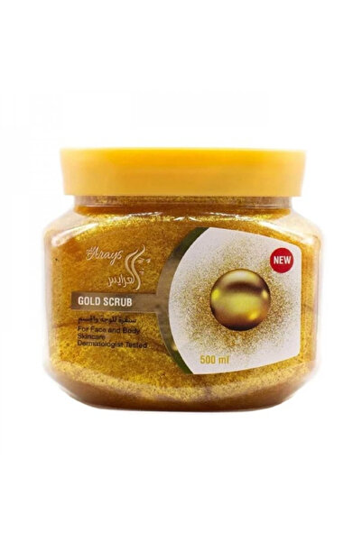 Alarays العرايس صنفره الوجه والجسم 500 مل بالذهب