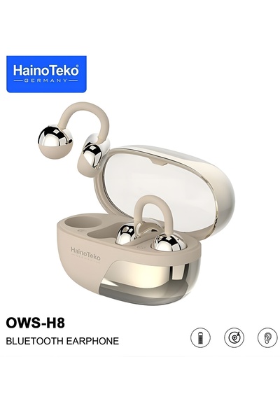 haino teko germany Earphones with ear hook, Bluetooth, long battery life, com...
