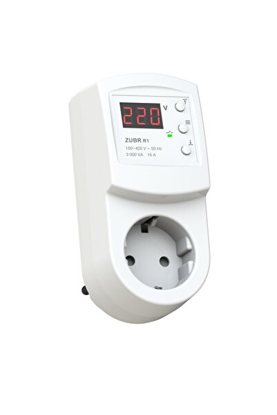 OEM Releu de tensiune ZUBR R116Y - 16A, montaj în priză, întârziere reglabilă...