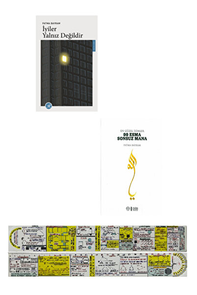Timaş Yayınları İyiler Yalnız Değildir + 99 Esma Sonsuz Mana 2 Kitap Set Fatma Bayram + Mat. Öğreten Cetvel