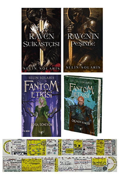 Artemis Yayınları Selin Solaris 4 Kitap Set Raven Suikastçısı+Ravenin Peşinde...
