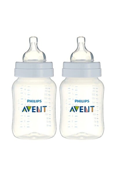 Philips Avent فيليبس افنت رضاعه Scf813/62 بلاستيك مضاده للمغص ( 2× 260 مل )