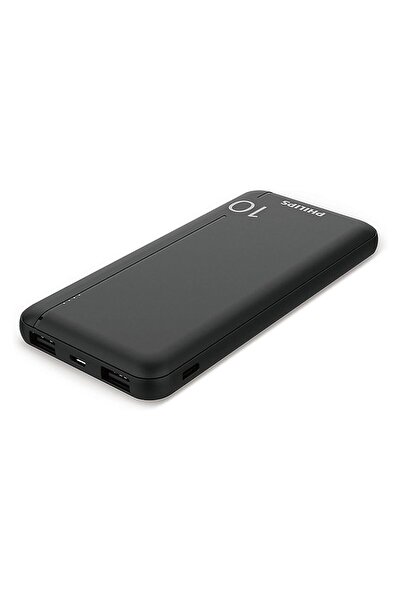 Philips Powerbank, 10000 mAh, Black, DLP1812PB/10