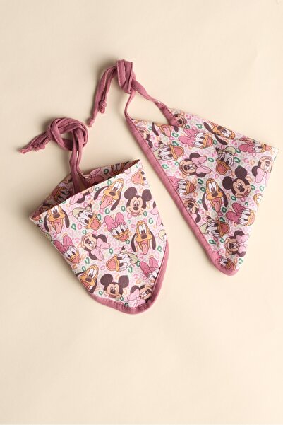 Bondberro 2-Pack Baby and Child Muslin Bib & Scarf 100% Cotton (Plum)