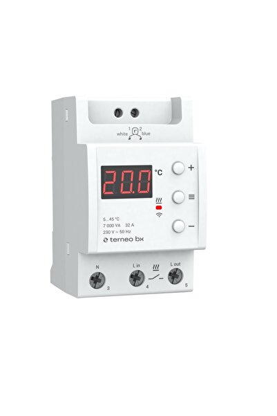 OEM Termostat Smart Wi-Fi Terneo BX - 32A/7000VA, montaj pe șină DIN